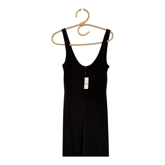 J. Crew Black Knit Elliot Dress Matte Black Size XS NEW Style BS814 Tank Knit - Picture 5 of 15
